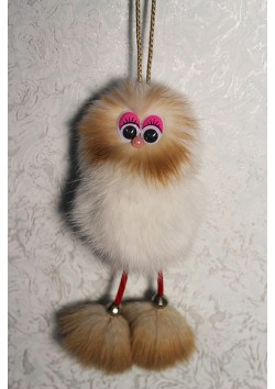 Меховая игрушка "Цыпленок"