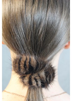 Меховые резинки для волос