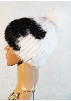 Меховая шапочка "Трансформер"