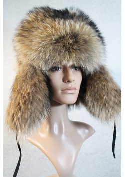 Меховая шапка "Ёлки"