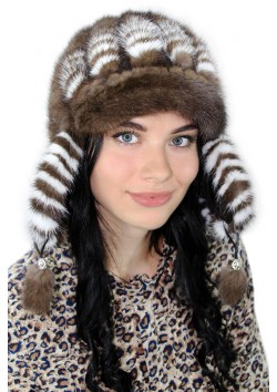 Вязаная норка "Альбина"