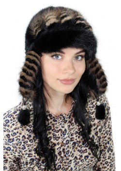 Вязаная норка "Алиша"