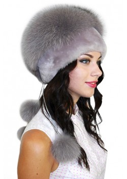 Меховая шапка "Богиня"