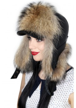 Ушанка с козырьком "Маргарета"