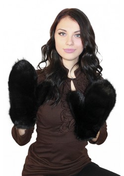 Варежки "Ондатровые"