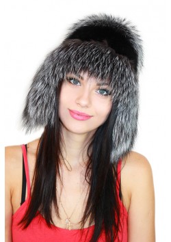 Меховая шапка "Аляска"