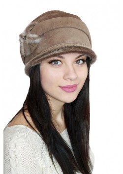 Замшевая кепка "Аманда"