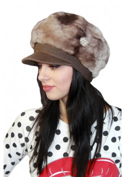 Меховая кепка "Асель"