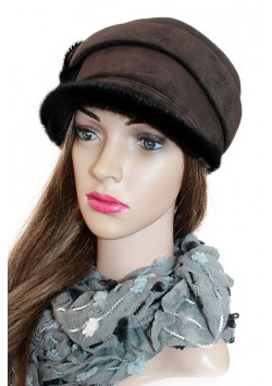 Замшевая кепка "Дорта"