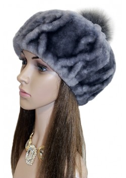 Меховой берет "Эдна"