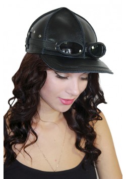 Кожаная кепка "Фабьен"