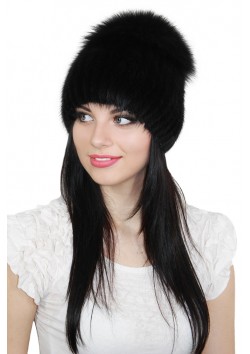 Меховая шапка "Грибок"