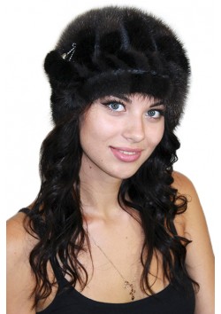 Вязаная норка "Ириска"