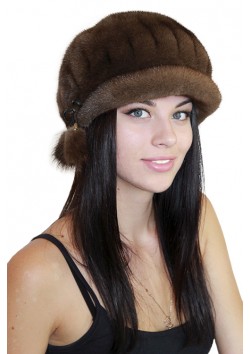 Кепка Перфорация Коричневая