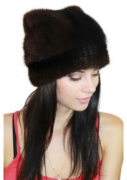Меховая шапка "Кошка"