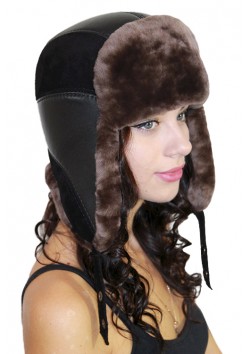 Шапка-ушанка "Кристина"