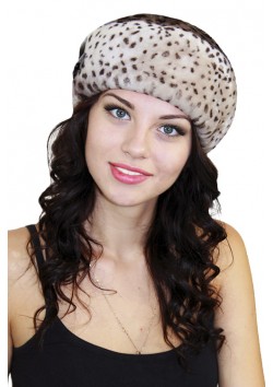 Берет меховой "Леопард"