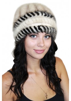 Вязаная норка "Леся"