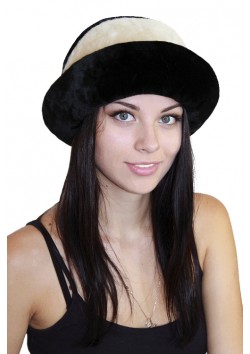 Мутоновая шляпка "Лила"