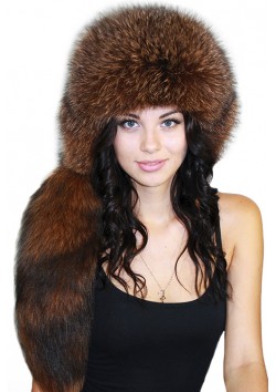 Шапка-малахай "Коньяк"