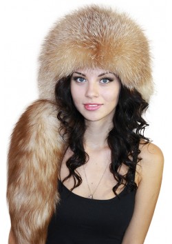 Шапка Малахай золото