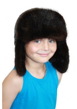 Меховая шапка "Ушанка"