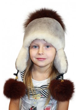 Шапка Пушистик "Беж"