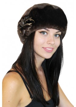 Меховой берет "Рене"