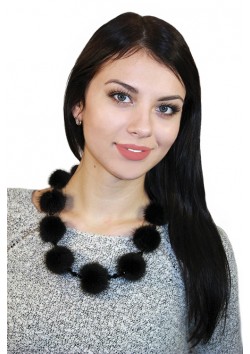 Меховое ожерелье "Сильва"