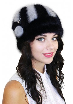 Вязаная норка "Смарагда"