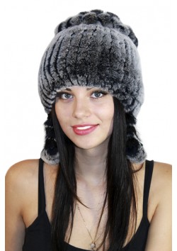 Меховая шапка "Снегурочка"