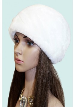 Мутоновый берет "Снежный"