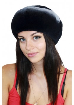 Модный меховой берет "Тиана"