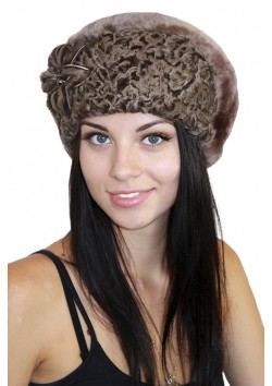 Мутоновый берет "Твигги"