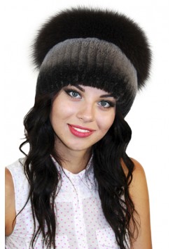 Меховая шапка "Василиса"