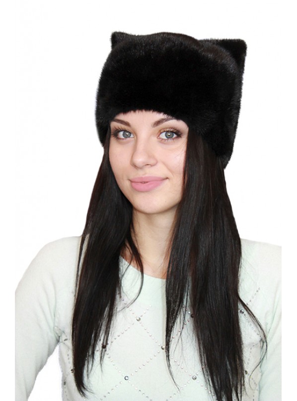 Зимняя шапка с ушками кошки XA2050