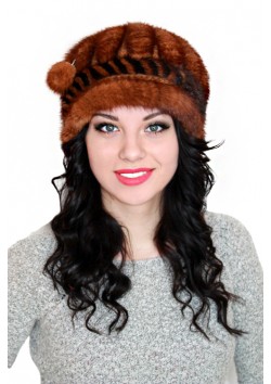 Вязаная норка "Золото"